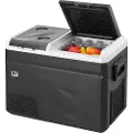 Vevor Bærbart Bilkøleskab, med ismaskinefunktion, 12 Volt Bilkøleskab, 36 L Bærbar Fryser med Enkel Zone, -4℉-68℉ Justerbar Temperatur, Kompressorkøler til Camping, Bil, RV