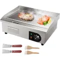 Vevor 3000W 21" kommerciel elektrisk bordplade grillplade med flad top grill varmeplade
