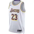 Nike LeBron James Los Angeles Lakers 2022/23 Association Edition Nike Dri-FIT NBA Swingman-spillertrøje til mænd - hvid