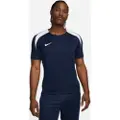 Nike Kortærmet Nike Strike Dri-FIT-fodboldtrøje til mænd - blå