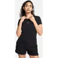 Nike Maskinstrikket Nike Sportswear Chill-T-shirt til kvinder - sort