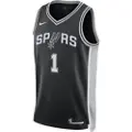 Nike San Antonio Spurs Icon Edition 2022/23 Nike Dri-FIT NBA Swingman-trøje til mænd - sort