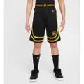 Nike Golden State Warriors 2023/24 City Edition Nike Dri-FIT NBA Swingman-shorts til større børn - sort
