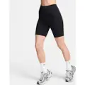 Nike Højtaljede (20 cm) Nike One-cykelshorts med lommer til kvinder - sort