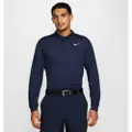 Nike Dri-FIT Victory-golfpolo med lange ærmer til mænd - blå
