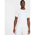 Nike NikeCourt Advantage Dri-FIT-tennisoverdel til mænd - hvid
