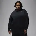 Jordan Brooklyn-pullover-hættetrøje i fleece til kvinder (plus size) - sort