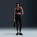 Nike Højtaljede Nike Zenvy Rib 7/8-leggings til kvinder - sort