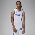 Jordan Frankrig Limited Home Jordan Basketball-spillertrøje til mænd - hvid