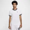 Nike NikeCourt Heritage tennistrøje med korte ærmer til mænd - hvid