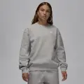 Jordan Brooklyn Fleece-sweatshirt med rund hals til kvinder - grå