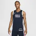 Nike USAB Limited Road Nike Basketball-spillertrøje til mænd - blå
