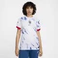 Nike Norge 2024/25 Stadium Away Nike Dri-FIT Replica-fodboldtrøje til kvinder (kvindehold) - hvid