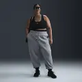 Nike Overdimensionerede Nike Sportswear Phoenix Fleece-sweatpants med høj talje til kvinder (plus size) - grå