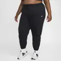 Nike Overdimensionerede Nike Sportswear Phoenix Fleece-sweatpants med høj talje til kvinder (plus size) - sort