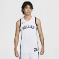 Nike Greece Limited Home Nike-basketballtrøje til mænd - hvid