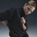 Nike Oversized, hyggelig Nike Sportswear Collection-sweatshirt med 1/4-lynlås og logo til kvinder - sort