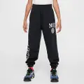 Nike Løstsiddende Nike Sportswear Club Fleece-bukser til piger - sort