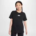 Nike Sportswear-T-shirt til større børn - sort