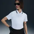 Nike Kortærmet Nike Tour-Dri-FIT-golfpolo til kvinder - hvid