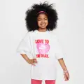 Nike Sportswear-T-shirt til større børn (piger) - hvid