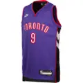 Nike RJ Barrett Toronto Raptors 2024/25 Hardwood Classics Nike NBA Swingman-trøje til større børn - lilla