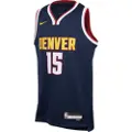 Nike Nikola Jokić Denver Nuggets 2024/25 Icon Edition Nike NBA Swingman-spillertrøje til større børn - blå