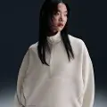 Nike Oversized Nike 24.7 ImpossiblySoft Dri-FIT-trøje med 1/2 lynlås til kvinder - brun