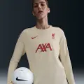 Nike Maskinstrikket Liverpool FC Strike Special Edition Nike Dri-FIT-fodboldtrøje med rund hals til kvinder - hvid