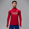 Nike Maskinstrikket Paris Saint-Germain Strike Elite Fourth Jordan Dri-FIT ADV-træningstrøje til fodbold til mænd - rød