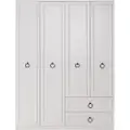 Hannah Home - Garderobeskab GRD-1342-BB-2 - Hvid - Garderobeskab - - Homeroom