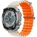 Devia Deluxe Sport6-armbånd til Apple-ur 38mm/ 40mm/ 41mm - Starlight/Orange