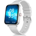 Niceboy Lite 4 Smartwatch med sundhedssporing - Arktisk sølv