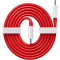 OnePlus Warp Charge USB Type-C Kabel 5481100048 - 1.5m - Rød / Hvid