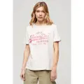 Superdry Metallic Vl Relaxed T-shirt Med Korte ærmer