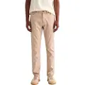Gant Ganttil mænd. 1000305 Beige slim fit-jeans i bomuld og hør (33/34), Casual