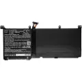 24hShop Batteri til notebook, bærbar computer til Asus ROG G501VW-BSI7N25, ROG G501VW-FY107T og andre