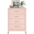 CosmoLiving by Cosmopolitan - Kommode med fire skuffer Westerleigh - Rosa - Kommoder - - Homeroom