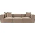 Atelier Del Sofa - Sofa 3-sædet Lily - Brun - 3-pers. sofaer - - Homeroom