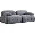 Atelier Del Sofa - 2-sæders sofa Muffin - Grå - 2-pers. sofaer - - Homeroom