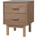 Loft 24 - Natbord 2 skuffer Melanie - Brun - Sengeborde - - Homeroom