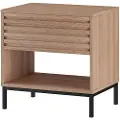Loft 24 - Natbord Celine 1 skuffe - Brun - Sengeborde - - Homeroom