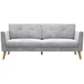 CosmoLiving by Cosmopolitan - Sofa 3-personers sofa Gloria - Grå - 3-pers. sofaer - - Homeroom