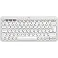 Logitech Pebble Keys 2 K380s - Tastatur - Universal - Hvid