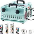 Vevor Tumbler Heat Press Machine 2 Stationsvarmere 11-30oz kruspresse Sublimation