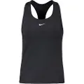 Nike Swoosh-sports-bh-tanktop med medium støtte og indlæg til kvinder - sort