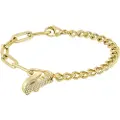Lacoste Lacostetil kvinder. 2040147 Armbånd i guldbelagt stål (OSFA), Guldfarvet, Casual, BH, Rustfrit stål