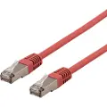 Deltaco SFTP-603RH - patch cable - 30 cm - red - Rød - 0.3 meter