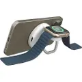 Targus Hyperjuice Qi2 2-i-1 Magnetisk Opladningsstander Hvid