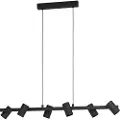 Eglo - Pendel Gatuela 1 6-Light - Sort - Loftpendler - - Homeroom